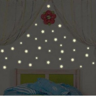 Glow In The Dark Star Stickers Decal 